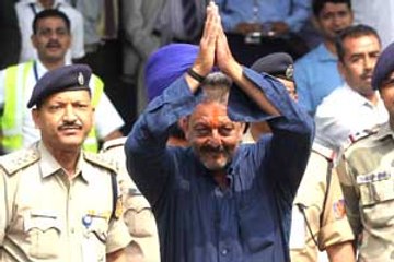 Sanjay addresses the media about his feelings on being free