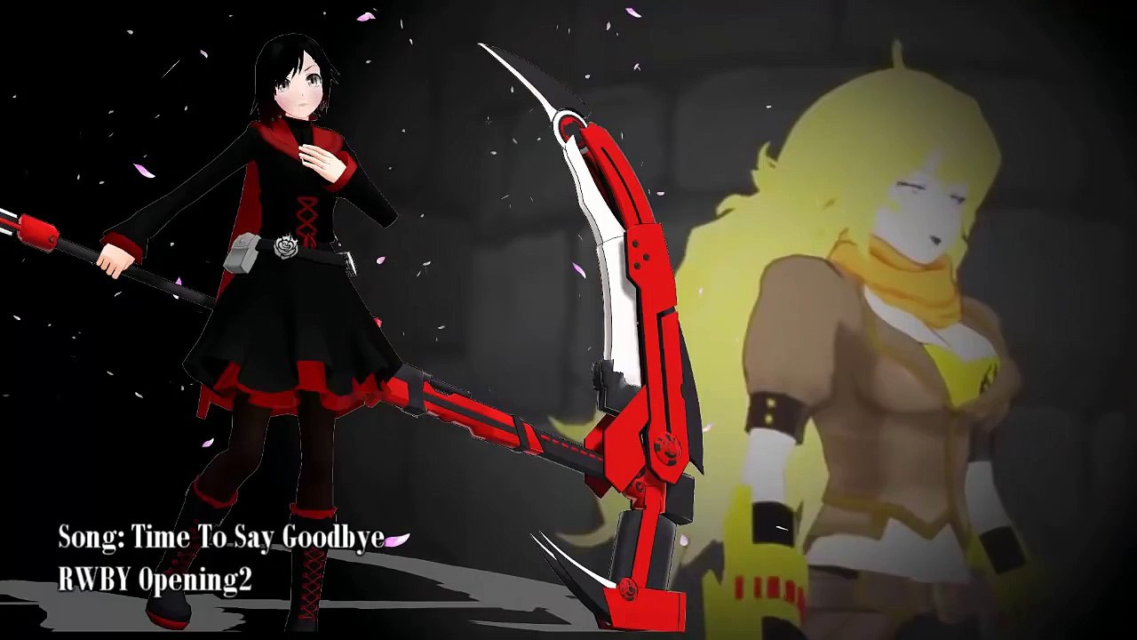 RWBY Volume 2 - Time To Say Goodbye (Full Song with Lyrics)
