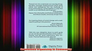 Download PDF  Unbounded Organizing in Community FULL FREE