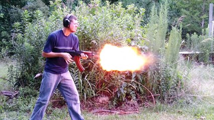 AKS-74u Muzzle Flash (5.45x39mm)