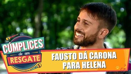 Fausto dá carona para Helena