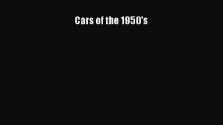 [PDF] Cars of the 1950's [Download] Online
