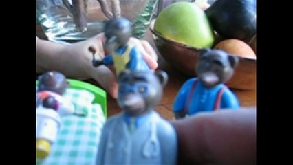 Petit ours brun est malade