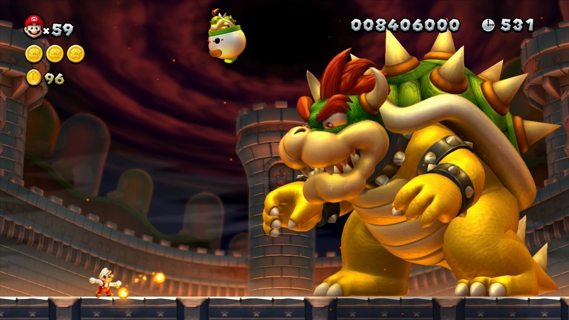 New Super Mario Bros. DS - All 19 Boss Fights (Tower & Castle Bosses)  Ending & Credits - video Dailymotion