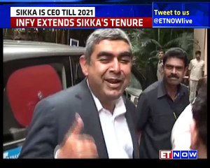 INFOSYS Extends Vishal Sikka's Tenure As CEO By Two Years