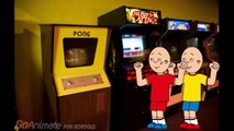 Caillou clones himself and gets grounded