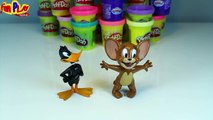 Play Doh Halloween Looney Tunes - Daffy Duck and Jerry Halloween party costumes | Fan PLAY Toys