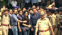 Sanjay Dutt With Wife Manyata At Mumbai Airport After Release From Jail