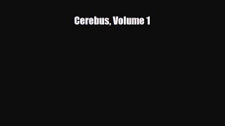 PDF Cerebus Volume 1 [PDF] Full Ebook