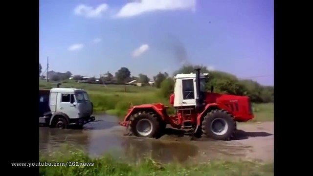 прикол Трактора по бездорожью Tractors off-roadюмор и развлечения
