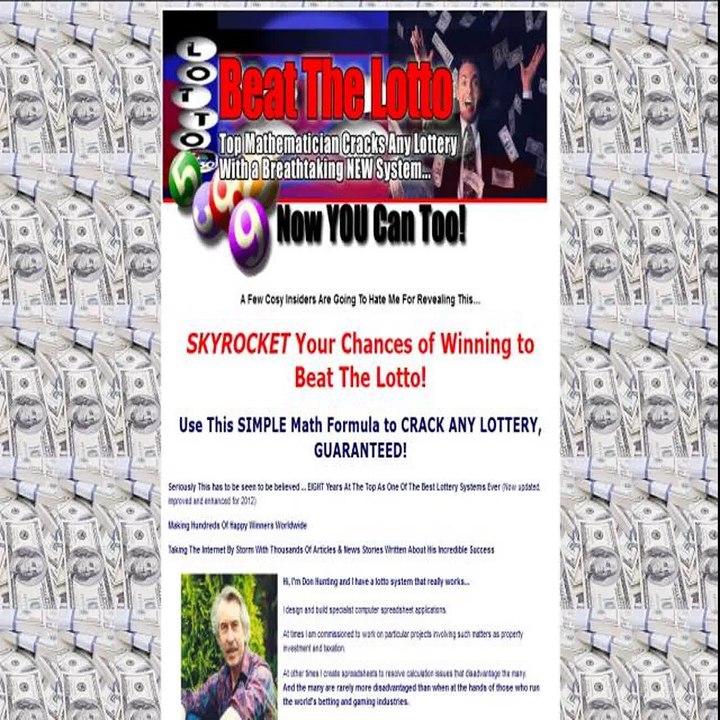 Beat The Lotto – Beat Any Lottery - Make Fast Money OnLine