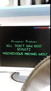 The Simpsons Treehouse Of Horror VII Ending Credits (1996).