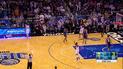 Steph Curry Drains from Half-Court