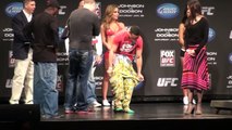 Demetrius Johnson vs. John Dodson - Weigh-Ins - UFC on FOX 6 - Chicago, Illinois