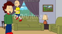 Caillou gets ungrounded and gets Grounded