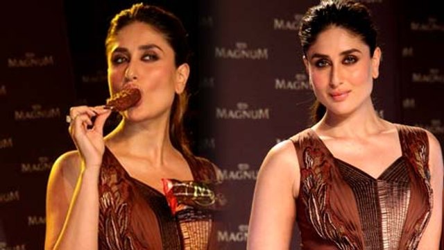 Kareena Kapoor's Sexy Ice Cream Licking Act At Magnum Ice Cream Launch