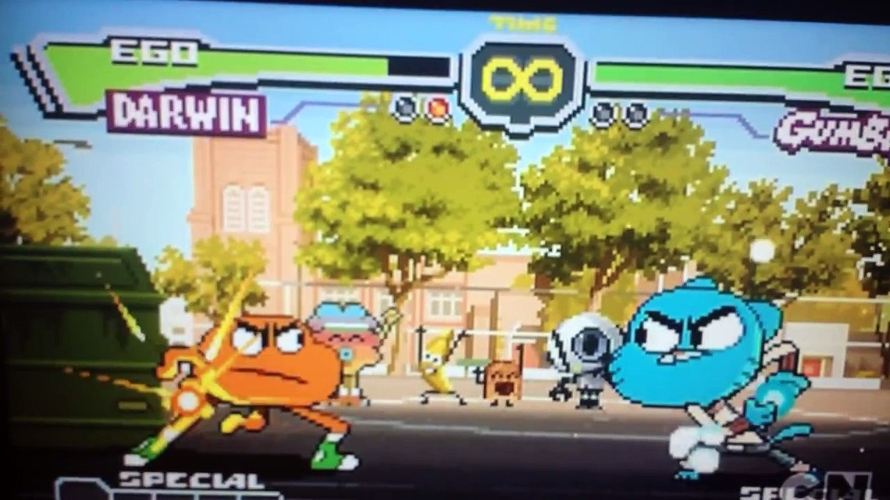 Amazing World Of GumBall GumBall VS Darwin