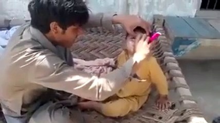 What's Going On-Kid Having Shave-Very Fuuny Video