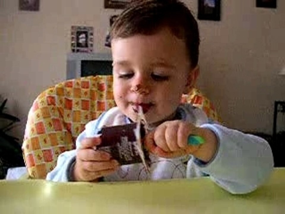 yaourt au chocolat !