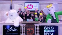 Saks Celebrates 80th Birthday of Worlds Most Famous Elephant, Babar, with NYSE Closing Bell