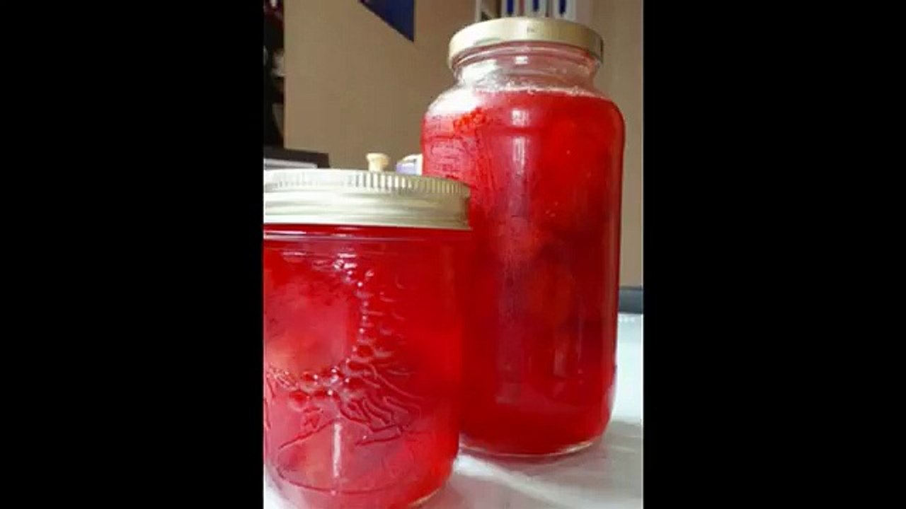 Компот из клубники на зиму