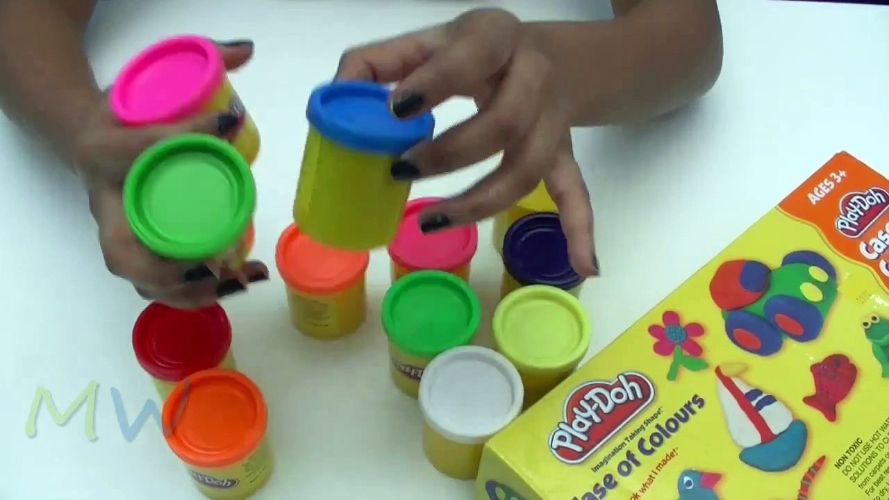 Play Doh Case of Colours Flower | Colourful Flowers For Children | Kids Play Toys
