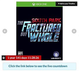 South Park: The Fractured but Whole Xbox One Countdown