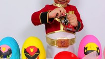 Power Rangers Megaforce Play Doh Surprise Eggs Opening Fun With Red Ranger Ckn Toys