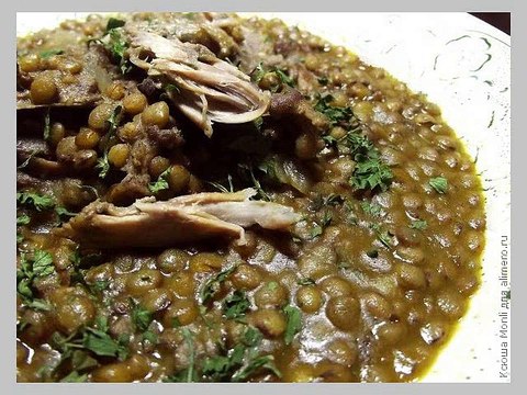 Мультиварка рецепты Чечевица с уткой в мультиварке