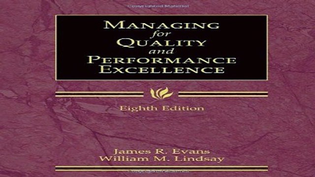 Download Managing for Quality and Performance Excellence with Student Web