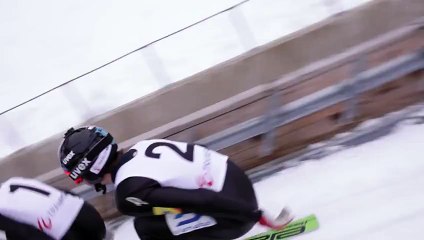 World premiere: the ski jumping in tandem