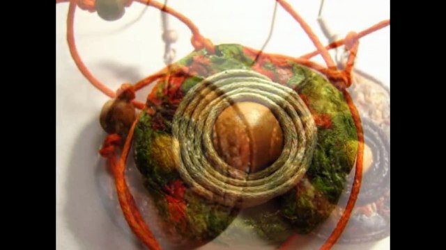 Бижутерия из папье-маше