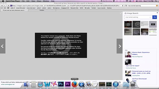 Common Macbook problems: How to stop kernel warnings from randomly shutting down my Mac