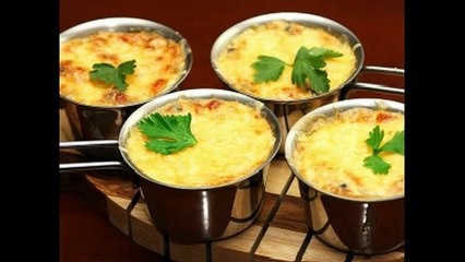 Жульен с курицей и грибами