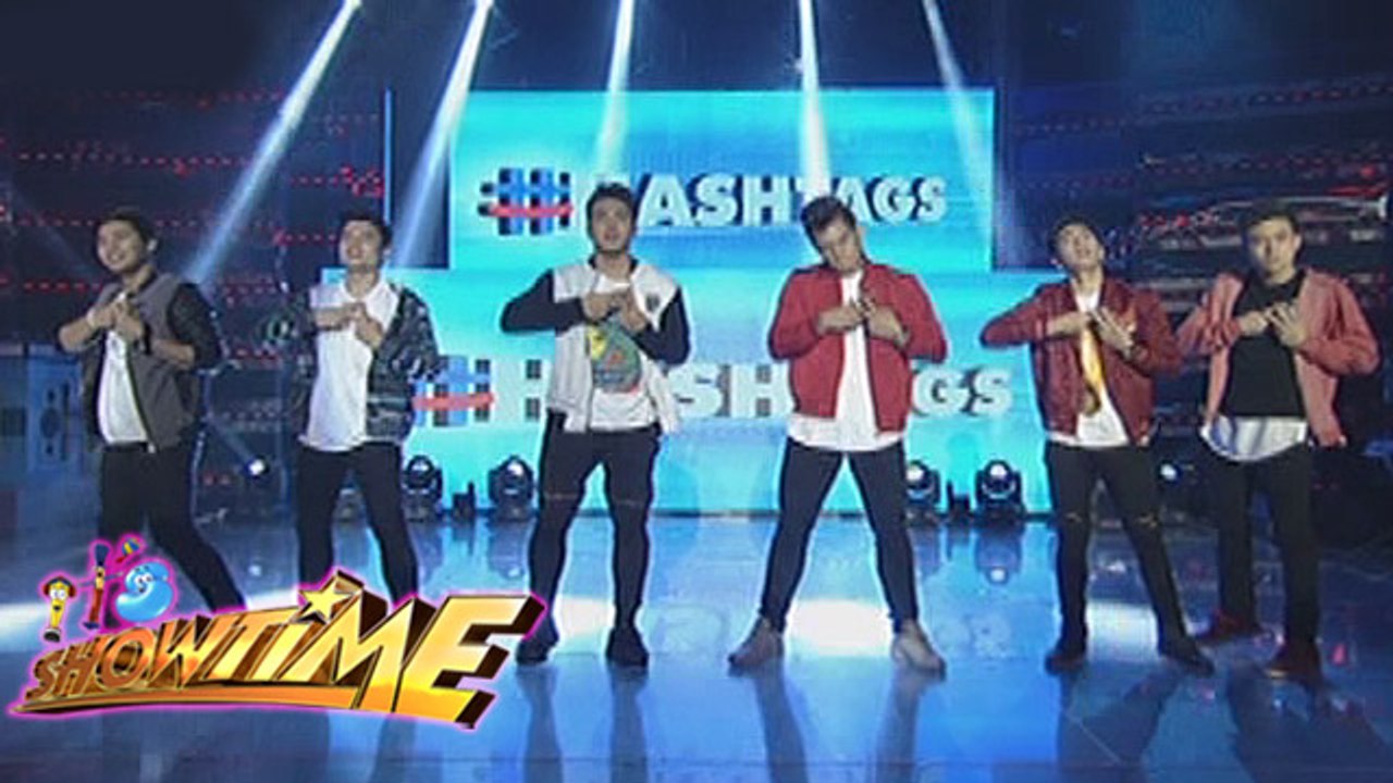 It's Showtime: Hashtags danced to "Take Your Shirt Off"