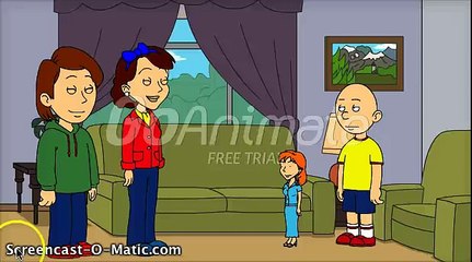 Caillou Messes Up The Family Vacation Plans/Grounded