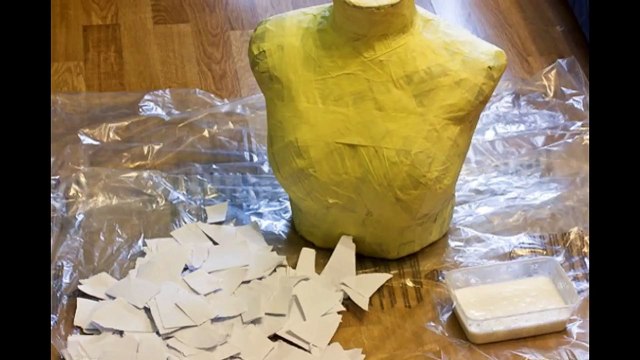 Манекен из папье-маше