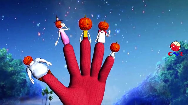 Finger Family Halloween Dracula | Pumpkin Head Cartoons Finger Family Nursery Rhymes for Children