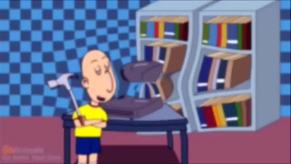 YTP: Caillou tlt uolliaC Making the VHS and Gets Grunded