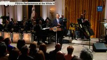 Etat-unis : Barack Obama rend hommage à Ray Charles en chanson à la Maison Blanche !