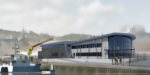 Réunion d'information sur le projet de base de maintenance du parc éolien en mer