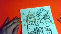 Hello Kitty Coloring Page凱蒂貓彩頁 ハローキティの着色ページ