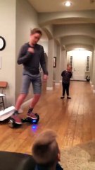 This kid is amazing with his hoverboard choregraphy