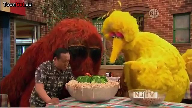 Sesame Street - The Big Bad Wolf Huffs and Puffs Slimey