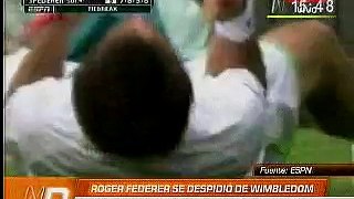 CanalN:26.06.13- Roger Federer fue eliminado de Wimbledon