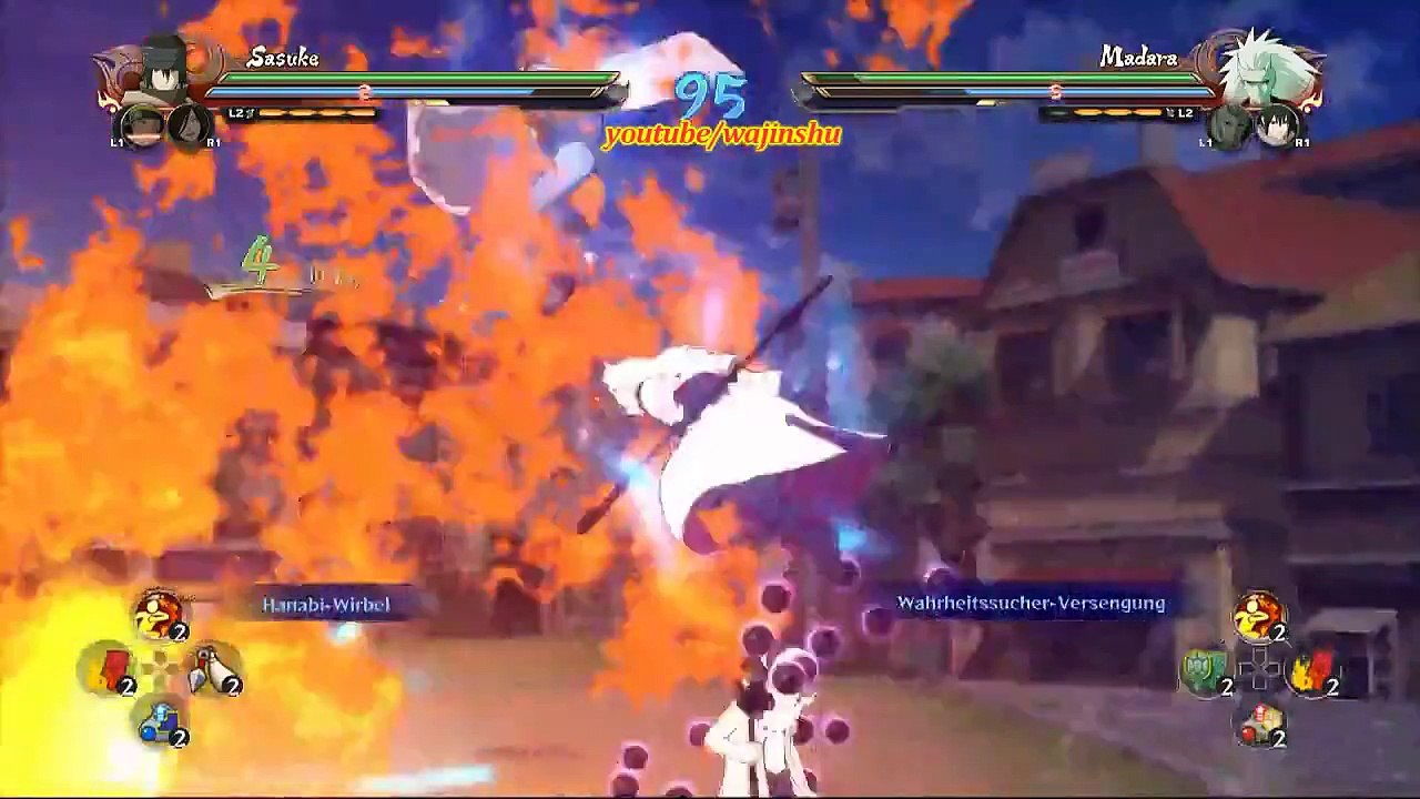 Naruto Ultimate Ninja Storm 4 - Sasuke The Last vs 6 Paths Madara 60 FPS