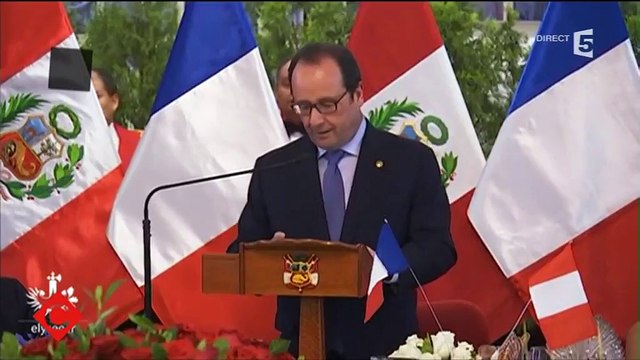 La boulette de François Hollande au Pérou repris de justesse par sa traductrice !