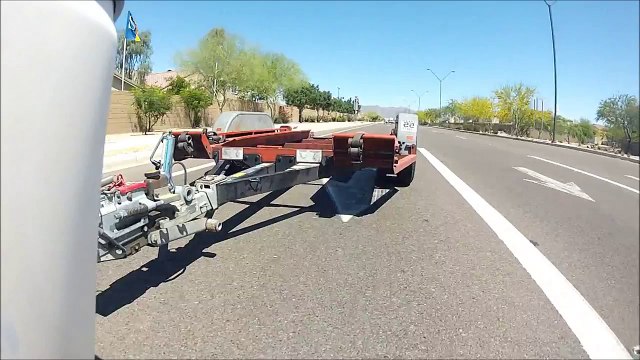 GoPro TOWING A TRAILER - Suction Cup Mount on Rear Bumper