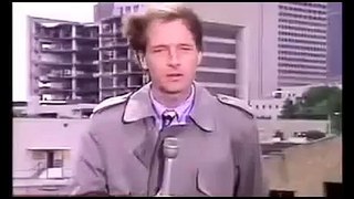 Reporter with worst timing ever!
