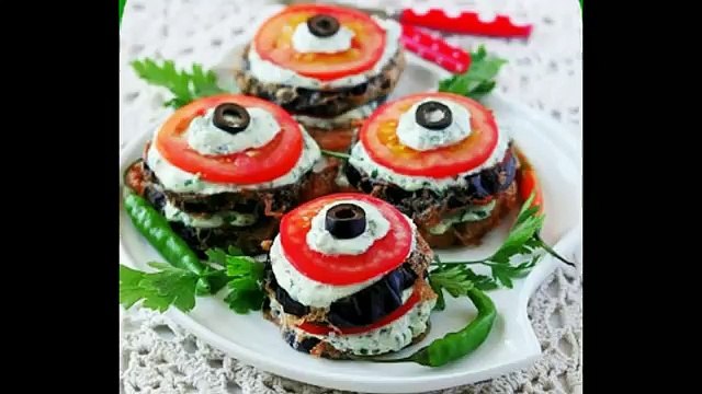 Закуска из баклажанов с сыром